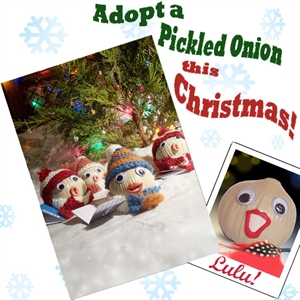 Unbranded Adopt a Pickled Onion Christmas Gift Card - Lulu