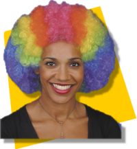 Afro Wig (Rainbow)