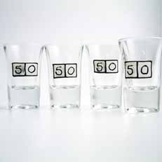 Unbranded Age Shot Glasses 50
