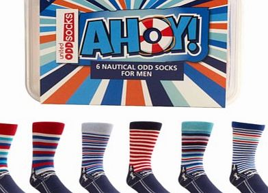 Unbranded Ahoy! Nautical Style Odd Socks for Men 4773CP