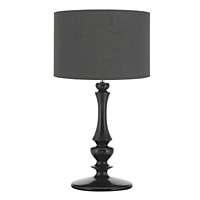 Unbranded AI633BLK - Black Resin Table Lamp