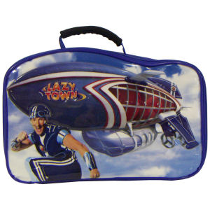 WAS 8.99 Lunchbag featuring the LazyTown Airship. Package Dimensions 20 x 29 x 8 (cm)