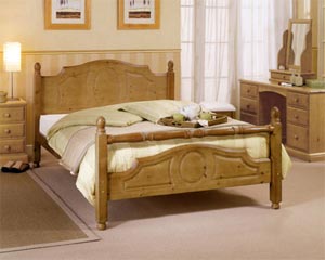 Airsprung- The Newark- 4FT 6" Double Wooden Bedstead