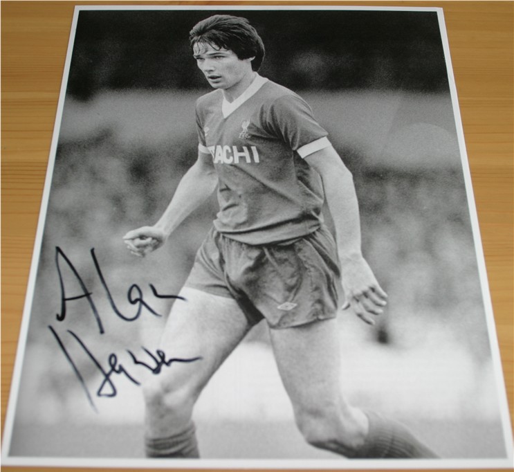 Signed clearly in black pen by the former Liverpool defender Alan Hansen. COA - 0420000505