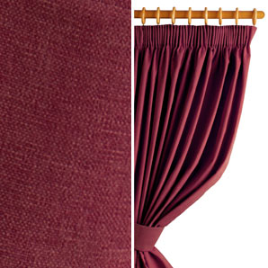 Alaska Curtains- Wine- W264cm x D137cm