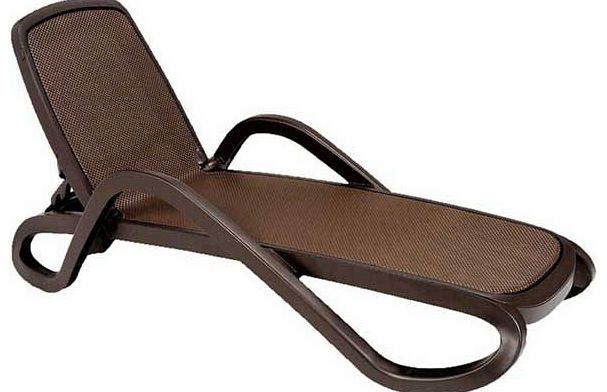 A very popular sun lounger that would not look out of place on a cruise ship. the Alfa lounger is stackable. will recline all the way back flat and has a textaline fabric that makes this a very comfortable lounger without the need for a cushion. Made
