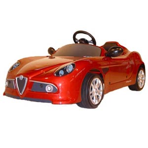 Electric childrens car, this authentic copy of the Alfa Romeo 8C is a real stunner! Made in Italy