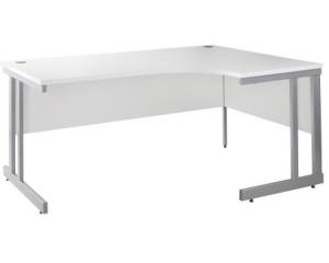Unbranded All white ergonomic desks