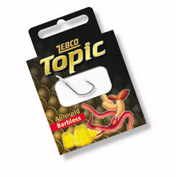 Unbranded Allround barbless hook leaders size 14