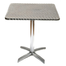 Unbranded Aluminium Flip Top Cafe Table