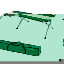 Unbranded Aluminium Lightweight Folding Camp Bed F98068