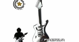 Unbranded Amazing Armory - Chrome Silver Electric Guitar 3