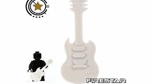 Unbranded Amazing Armory - White Electric Guitar 7