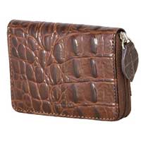 Unbranded Amazona Small Zipped Purse Brown