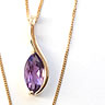 Unbranded Amethyst and Gold Pendant