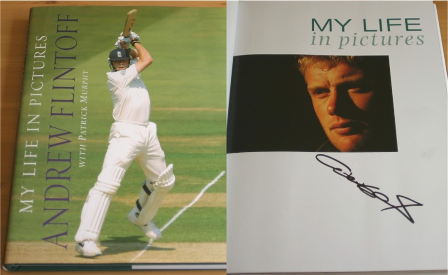 ANDREW FLINTOFF SIGNED HB MY LIFE IN PICTURES