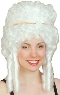 This high curly wig with ringlets is excellent for Roman ladies` toga parties or greek goddesses.