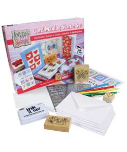 Card making set using rubber stamps.Contains 3 Ani