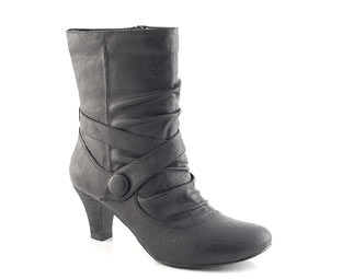 Unbranded Ankle Boot With Strap Trim