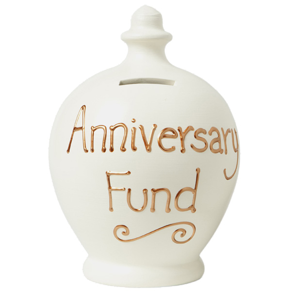 Unbranded Anniversary Personalised Terramundi Money Pot