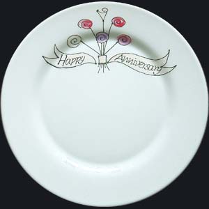 Unbranded Anniversary Plate