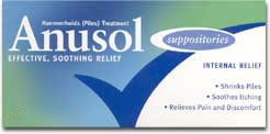 Anusol Suppositories 12x Health and Beauty