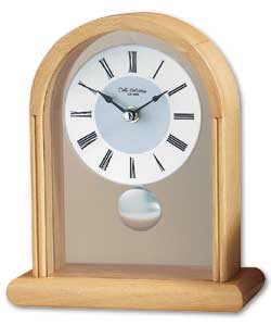 Arched Quartz Pendulum Mantel Clock