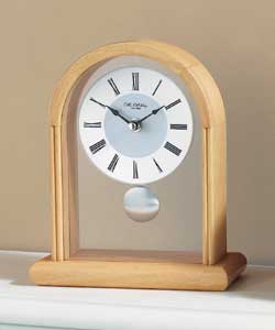 Beech finish. (H)20, (W)16cm. Requires 1 x AAA battery (not supplied)