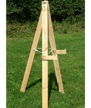 A target stand specifically designed for the 90cm (35`) square straw targets we sell separately. This stand folds after use for easy storage and makes light work of setting up your home target range. Height: 150cm (60) approx. (NB the photo shows a 4