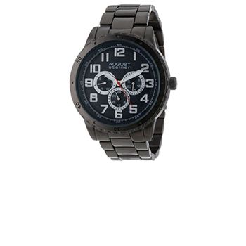 August Steiner mens multi-function watch Features include day, date and 24-hour sub dials Precise quartz movement Water-resistant to 30m Case diameter: 45mmThese August Steiner mens multi-function watches make a practical and elegant addition to any 