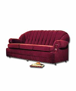 Ascot Burgundy Large Sofa