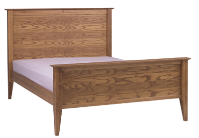 ASH 5FT KING SIZE PANEL BED FROM THE CORNDELL METROPOLITAN RANGE IN A GOLD FINISH