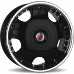Asia Tec Yakuza Wheels - Black Stainless Steel