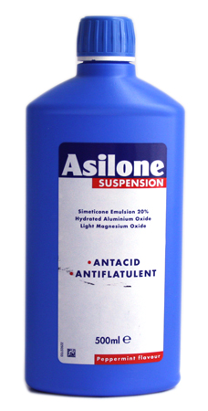 Unbranded Asilone Suspension 500ml Antacid and Antiflatulent