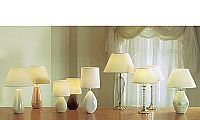 Requires 60w Standard bulb. (H) 54cms. Ivory and S