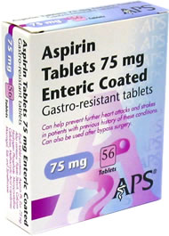 Aspirin Enteric Coated 75mg x56
