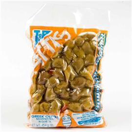 Unbranded Attis Aegean Green Olives - Pitted - 454g
