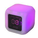The Aurora Colour changing alarm clock is both a fully functional alarm clock and a mood lighting