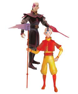 Each large scale figure features lights and sounds with 8 phrases. Set includes Avatar weapon