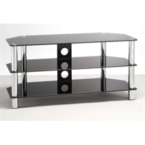 Unbranded AVS303-1050 Black Glass TV Stand - 40 to 50