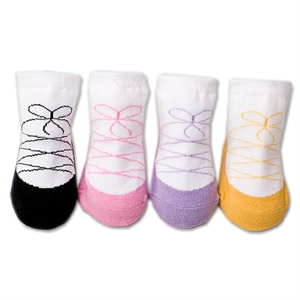 Unbranded Baberoo Organic Baby Shoe Socks - Ballerina