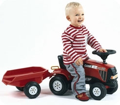 Baby Case Tractor and Trailer