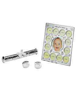 Includes a 1st year frame, certificate holder and first tooth/curl boxes
