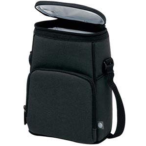 This polyester bottle cooler bag with PVC lining f