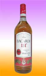 BACARDI 151 RUM 1 Litre Bottle