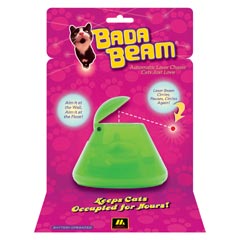 The Bada Beam cat laser is simply the most amazing, mesmerizing automatic cat toy ever, and will lit