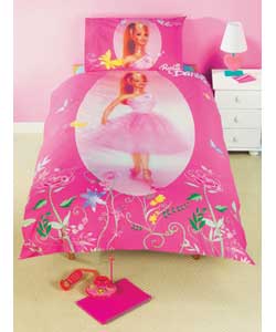 Ballerina Barbie Single Duvet Cover Set