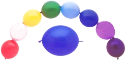 Balloon - Linking - Blue - pack of 15