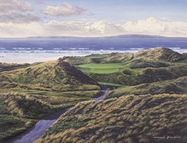 Unbranded Ballybunion 15th Hole Limited Edition Golf Print by William Grandison