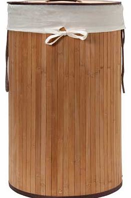 Keep your bathroom tidy and mess-free with this Bamboo laundry basket that can hold up to 50L. Included handles make it easy to carry your laundry around the house. Plastic frame. Capacity 50 litres. Size H25. W59. D39. EAN: 1572348.